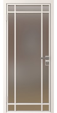 Алюминиевая межкомнатная дверь 5AG («белый матовый» / сатинат) — 4656