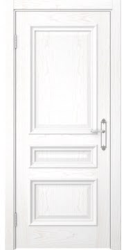 Межкомнатная дверь SK007 (шпон ясень белый) — 5088