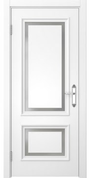 Межкомнатная дверь SK009 (белая эмаль / матовое стекло) — 5223
