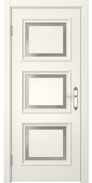 Межкомнатная дверь SK010 (эмаль слоновая кость / матовое стекло) — 5241