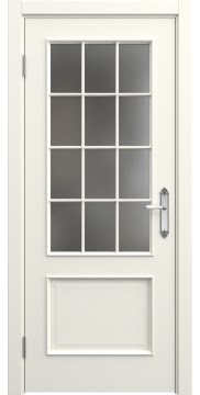 Межкомнатная дверь SK011 (эмаль слоновая кость / матовое стекло) — 5651