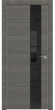 Межкомнатная дверь ZM039 (экошпон ольха, лакобель черный) — 3065